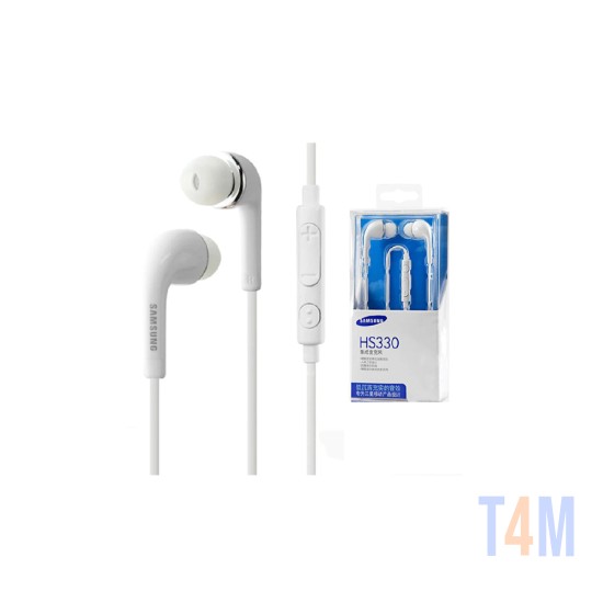 SAMSUNG AURICULARES CON MICRÓFONO HS330 BLANCO